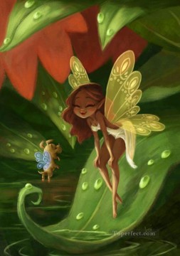 Fairy Painting - fairy puppy for kid